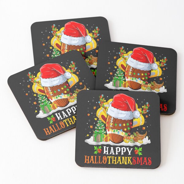 Item preview, Football Halloween Thanksgiving Xmas Happy Hallothanksmas designed and sold by William Parker.