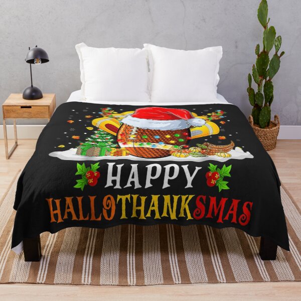 Item preview, Football Halloween Thanksgiving Xmas Happy Hallothanksmas designed and sold by William Parker.