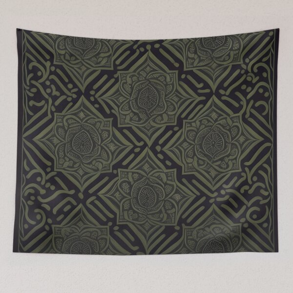 Item preview, Kanok pattern, ancient Thai pattern Art Print Background pattern designed and sold by Lukchaysonkon.