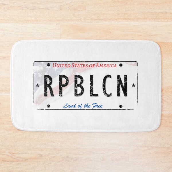 Item preview, Republican Distressed Vanity License Plate designed and sold by ecresale.