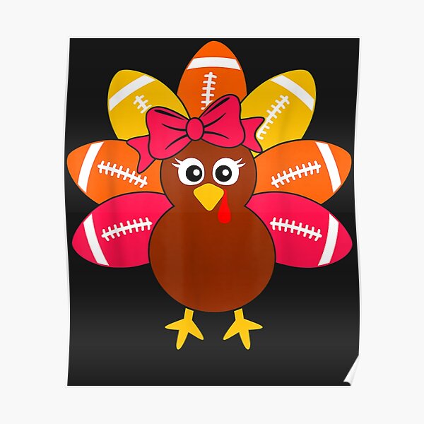 Dallas Cowboys Thanksgiving Football SVG, Funny Turkey Football