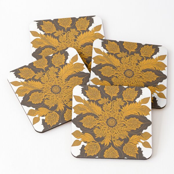 Item preview, Kanok pattern, ancient Thai pattern Art Print Background pattern designed and sold by Lukchaysonkon.