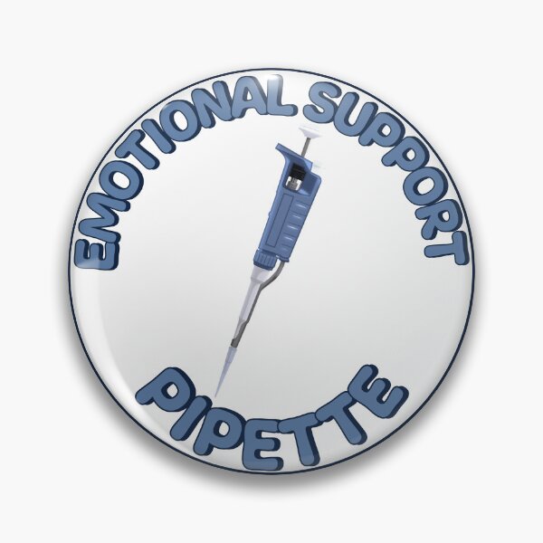 Item preview, Emotional Support Pipette - White designed and sold by briellemartens.