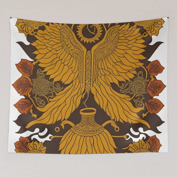 Item preview, Kanok pattern, ancient Thai pattern Art Print Background pattern designed and sold by Lukchaysonkon.
