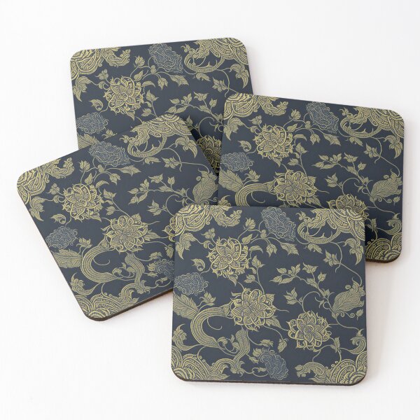 Item preview, Kanok pattern, ancient Thai pattern Art Print Background pattern designed and sold by Lukchaysonkon.