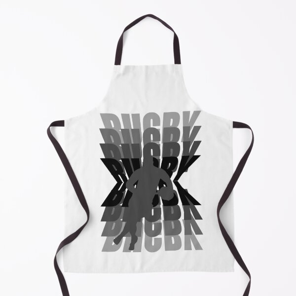 Item preview, Rugby Mirror Text Design in Shades of Gray and Black designed and sold by MimsTees.