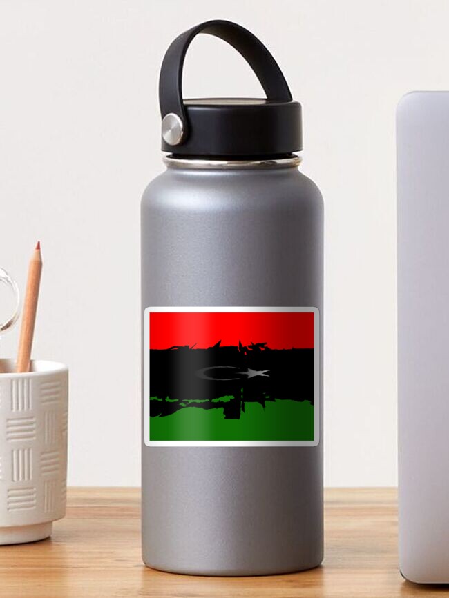 Thumbnail 1 of 3, Sticker, Help Libya designed and sold by StatementWear.