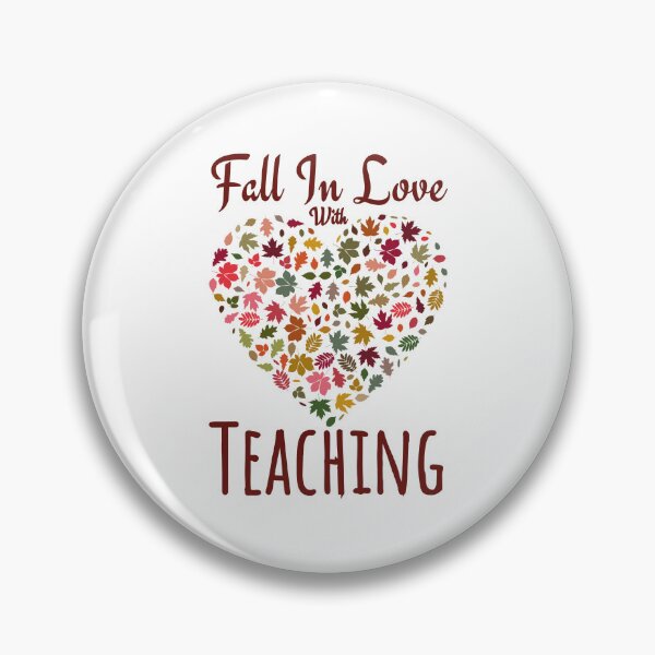 Item preview, Embrace Autumnal Teaching Passion - Fall in Love with Teaching, Thanksgiving Classroom Inspiration, Educator's Dedication designed and sold by Thevulcano.