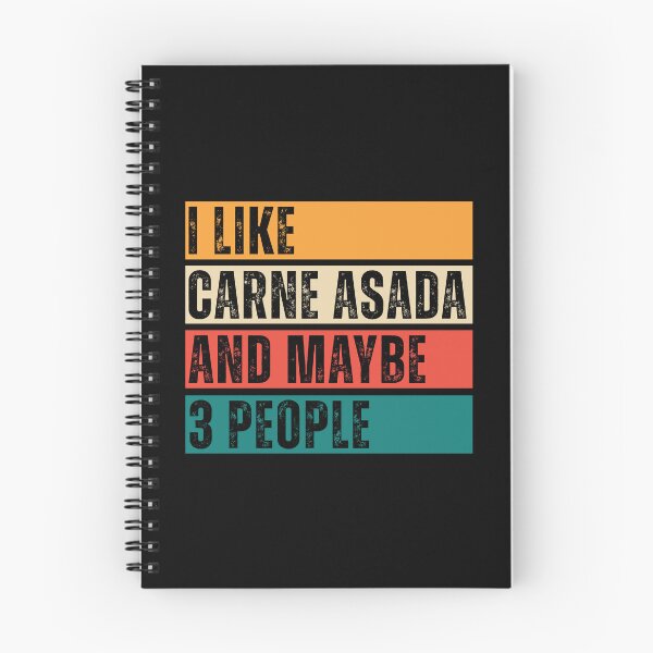 Item preview, Retro Me gusta la carne asada designed and sold by kamrankhan.