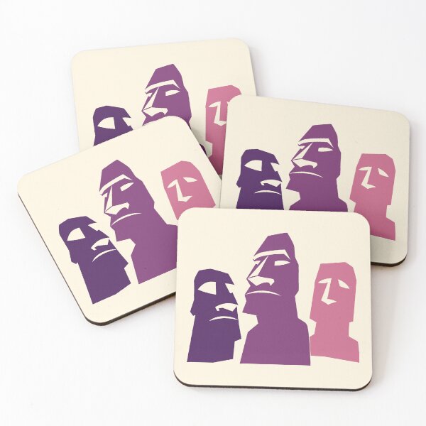 Item preview, Easter Island Heads: Colorful Statues designed and sold by Molineriani.