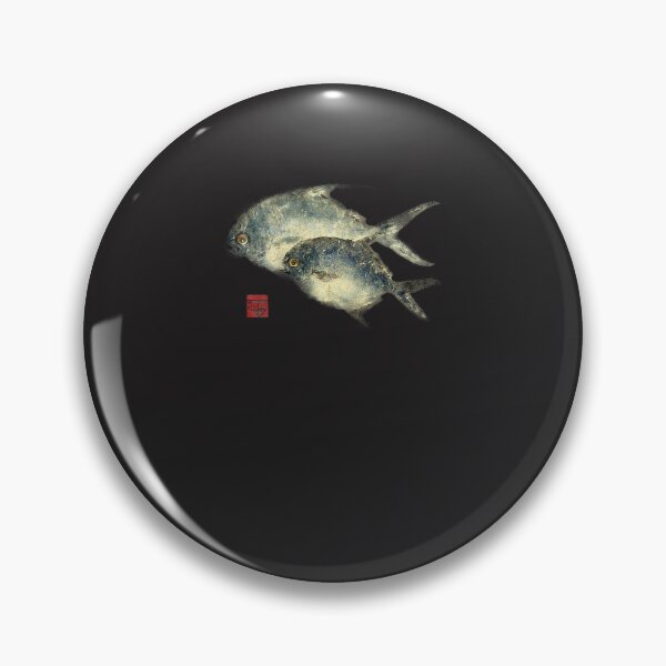 Item preview, Fish Prints Original Art Gyotaku Florida Pompano designed and sold by SteffensIsabell.
