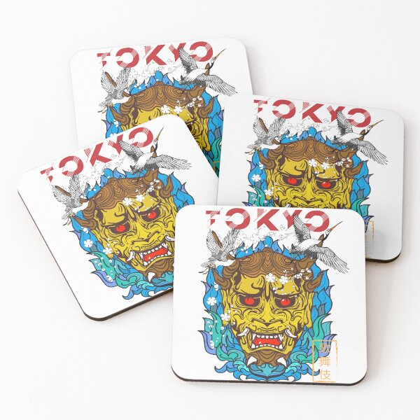 Item preview, Kabuki Mask japan style. designed and sold by MusixT-Shirt.