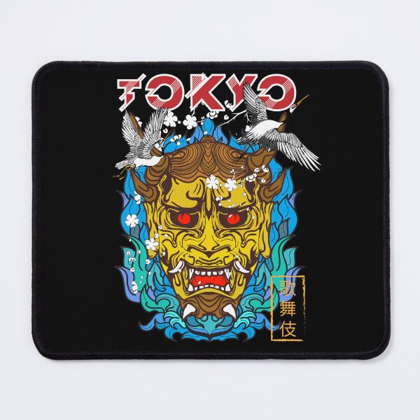 Item preview, Kabuki Mask japan style. designed and sold by MusixT-Shirt.