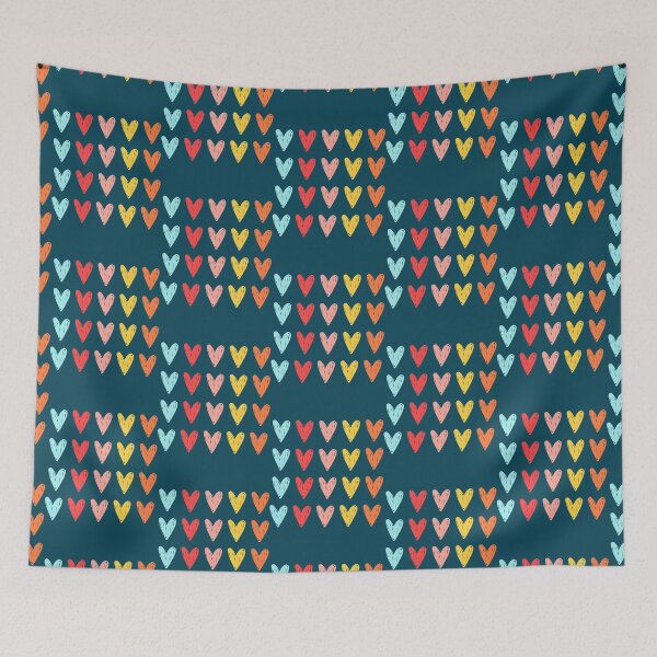Item preview, Rainbow heart of Love dont hug me im scared designed and sold by artnaksh.