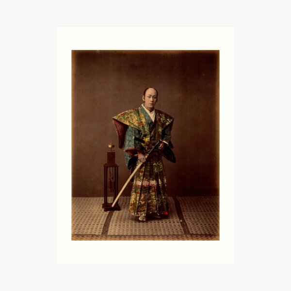Samurai, 1890s, Japan Art Print