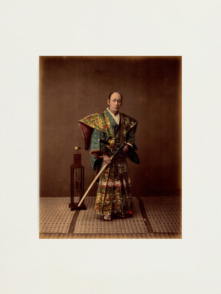 Alternate view of Samurai, 1890s, Japan Photographic Print