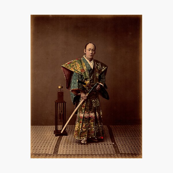 Samurai, 1890s, Japan Photographic Print