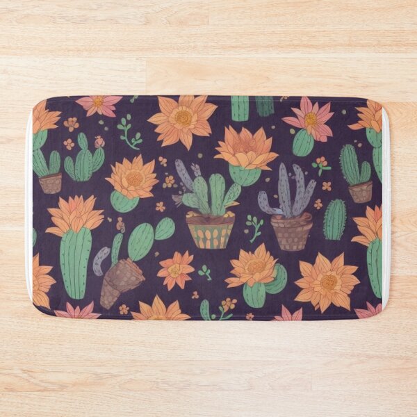 Item preview, Cactus Blossoms in Abstract Floral Patterns designed and sold by FemmeFlair.