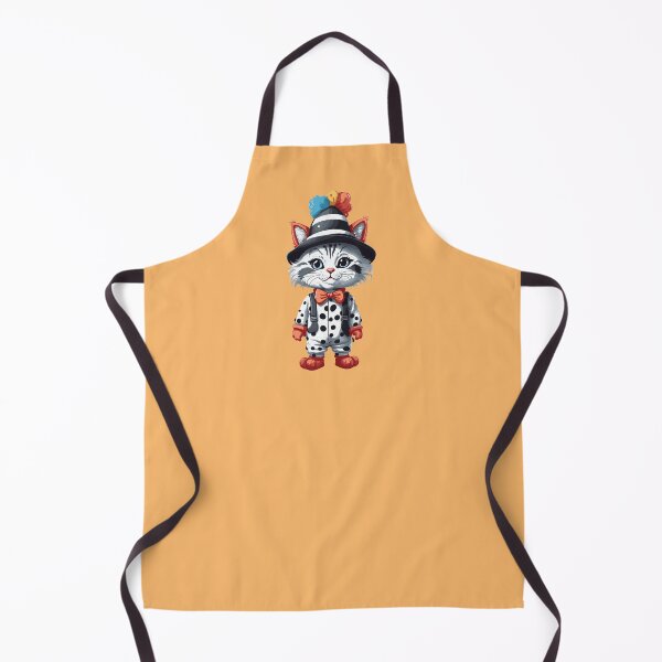 Item preview, adorable cat dressed as a clown designed and sold by PETS ABC.