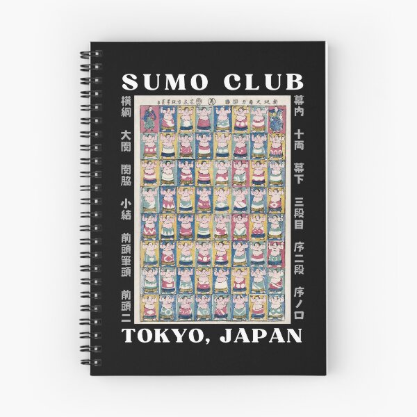 Item preview, Sumo Club Members & Their Ranks in Kanji designed and sold by Mika2525-smile.