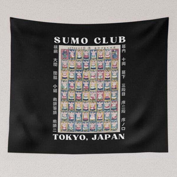 Item preview, Sumo Club Members & Their Ranks in Kanji designed and sold by Mika2525-smile.