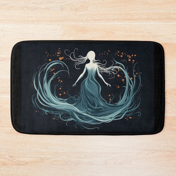 Item preview, Witch Dance - Blue dress with Orange Magic designed and sold by DigitlEmporium.