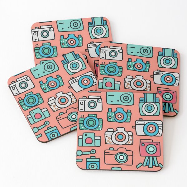 Item preview, seamless pattern camera designed and sold by deviatepolo.
