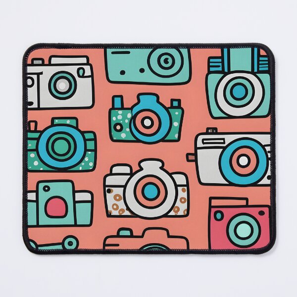 Item preview, seamless pattern camera designed and sold by deviatepolo.