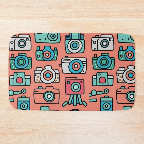 Item preview, seamless pattern camera designed and sold by deviatepolo.