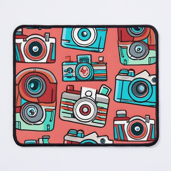 Item preview, seamless pattern camera designed and sold by deviatepolo.