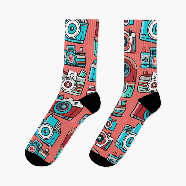 Item preview, seamless pattern camera designed and sold by deviatepolo.