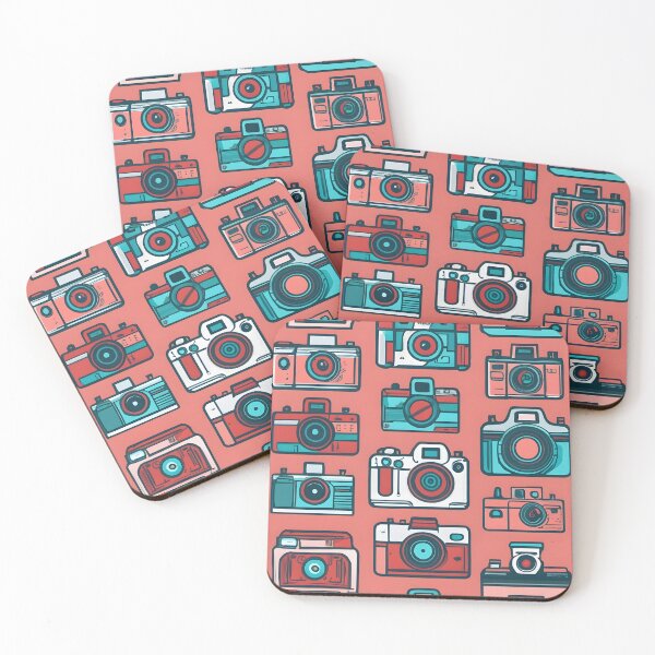 Item preview, seamless pattern camera designed and sold by deviatepolo.