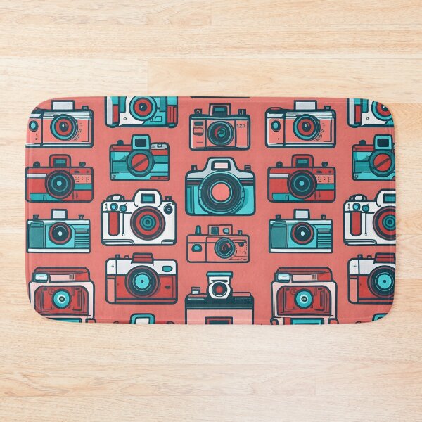 Item preview, seamless pattern camera designed and sold by deviatepolo.