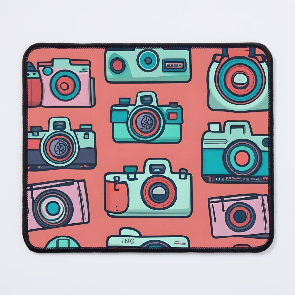 Item preview, seamless pattern camera designed and sold by deviatepolo.