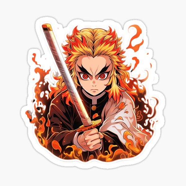 thailon desenhos - Kyojuro Rengoku, demon slayer