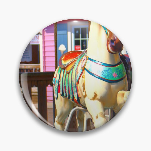 Item preview, A Fun Carousel Horse at Smithville New Jersey  designed and sold by BradKnorrArt.