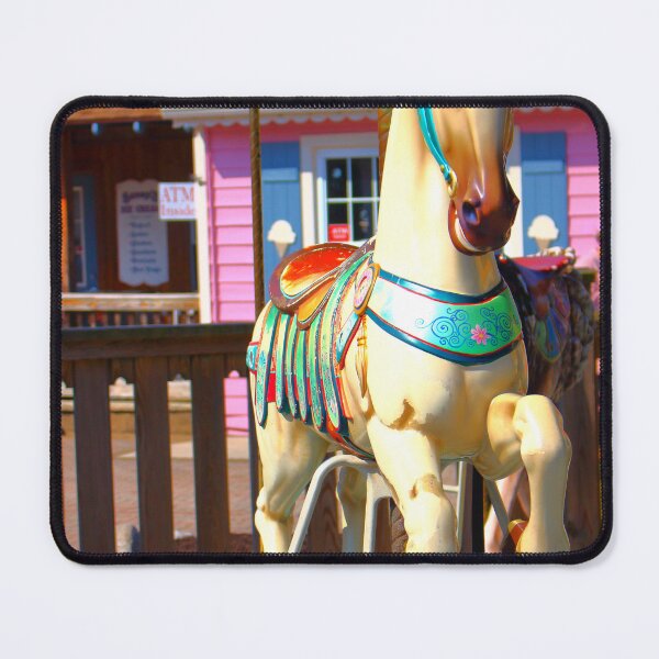 Item preview, A Fun Carousel Horse at Smithville New Jersey  designed and sold by BradKnorrArt.