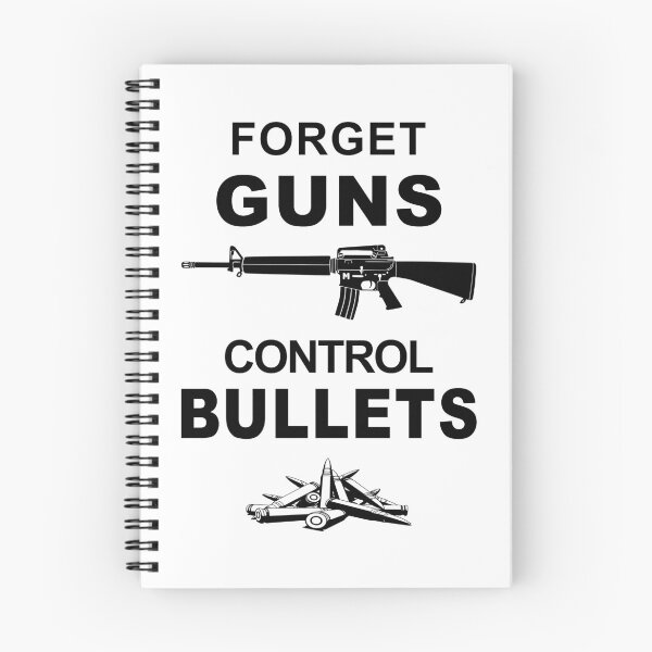 Item preview, Forget Guns Control Bullets designed and sold by Fighting Words Designs.