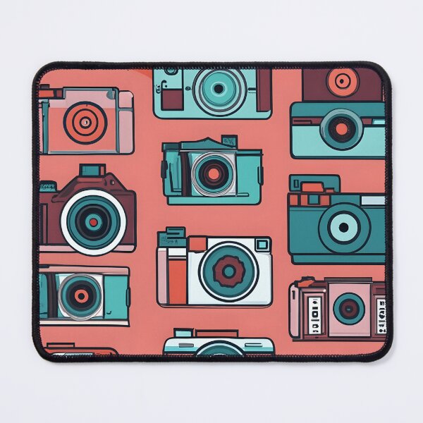 Item preview, seamless pattern camera designed and sold by deviatepolo.