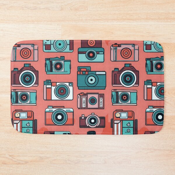 Item preview, seamless pattern camera designed and sold by deviatepolo.