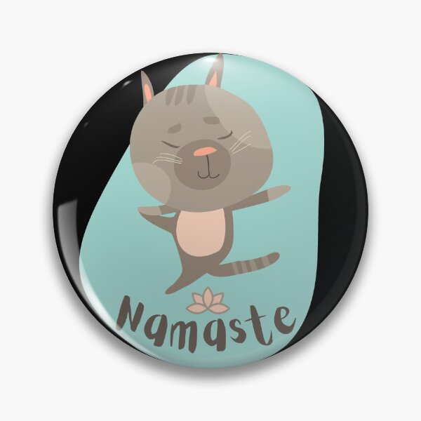 Item preview, Namaste Cat Yoga Pose designed and sold by dmr studio.
