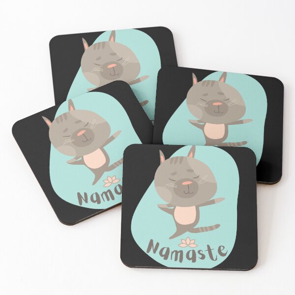 Item preview, Namaste Cat Yoga Pose designed and sold by dmr studio.