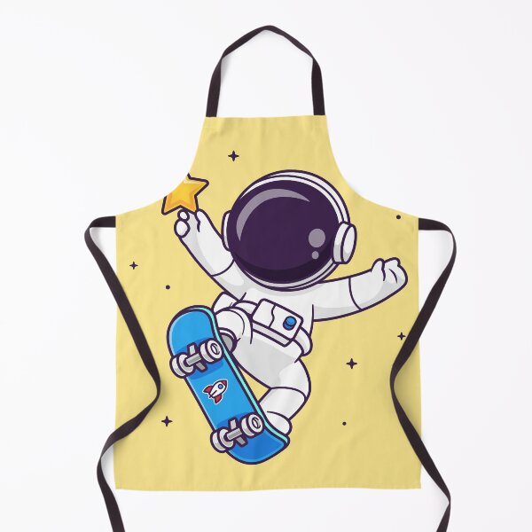 Item preview, Starry Skateboarder: Cute Astronaut Shredding with a Star in Cartoon Vector Icon designed and sold by hjian8219.