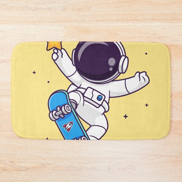 Item preview, Starry Skateboarder: Cute Astronaut Shredding with a Star in Cartoon Vector Icon designed and sold by hjian8219.
