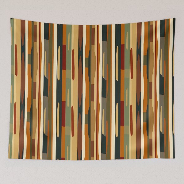 Item preview, Earthy Tones Stripes Pattern #1 designed and sold by ARTficiallyAnon.