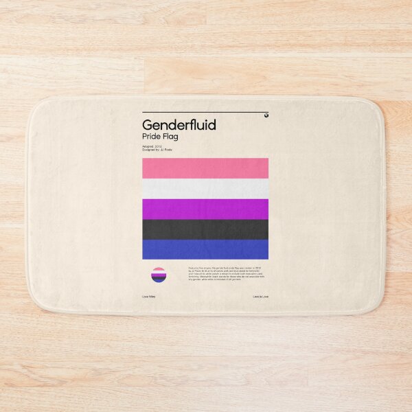 Item preview, Genderfluid Pride Flag (Pride flag poster) designed and sold by RabbitK.
