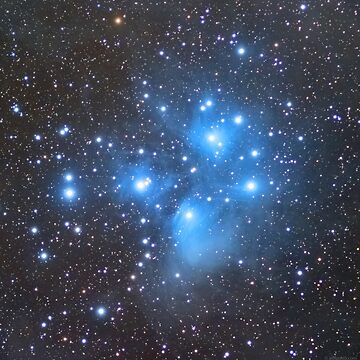 Artwork thumbnail, M45 - Pleiades (Seven Sisters) by Jeff Johnson