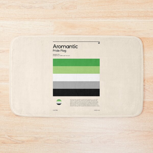 Item preview, Aromantic Pride Flag (Pride flag poster) designed and sold by RabbitK.