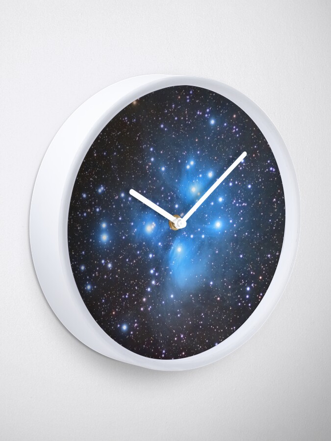 Thumbnail 2 of 4, Clock, M45 - Pleiades (Seven Sisters) designed and sold by jeffjastro.