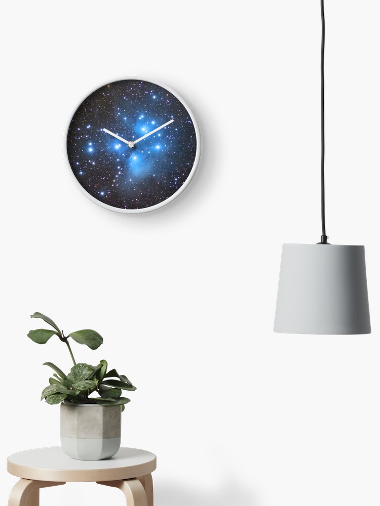Thumbnail 1 of 4, Clock, M45 - Pleiades (Seven Sisters) designed and sold by jeffjastro.
